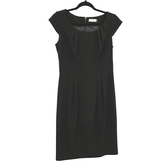 Calvin Klein Dresses & Skirts - Calvin Klein Women's Size 4 LBD Minimalist Classic Feminine‎ Career Office Siren